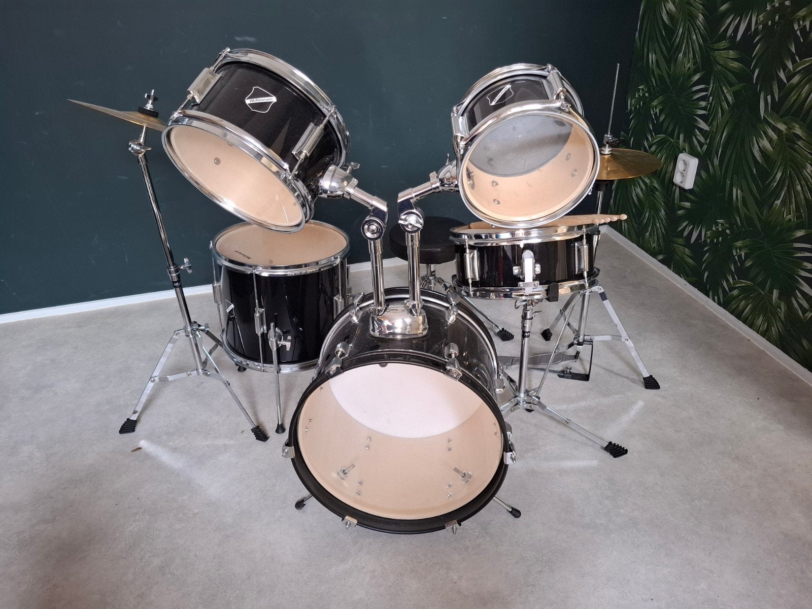 Millenium Focus Junior Drumstel - Gebruikt, Prima Staat, Muziek en Instrumenten, Drumstellen en Slagwerk, Ophalen, Gebruikt, Overige merken