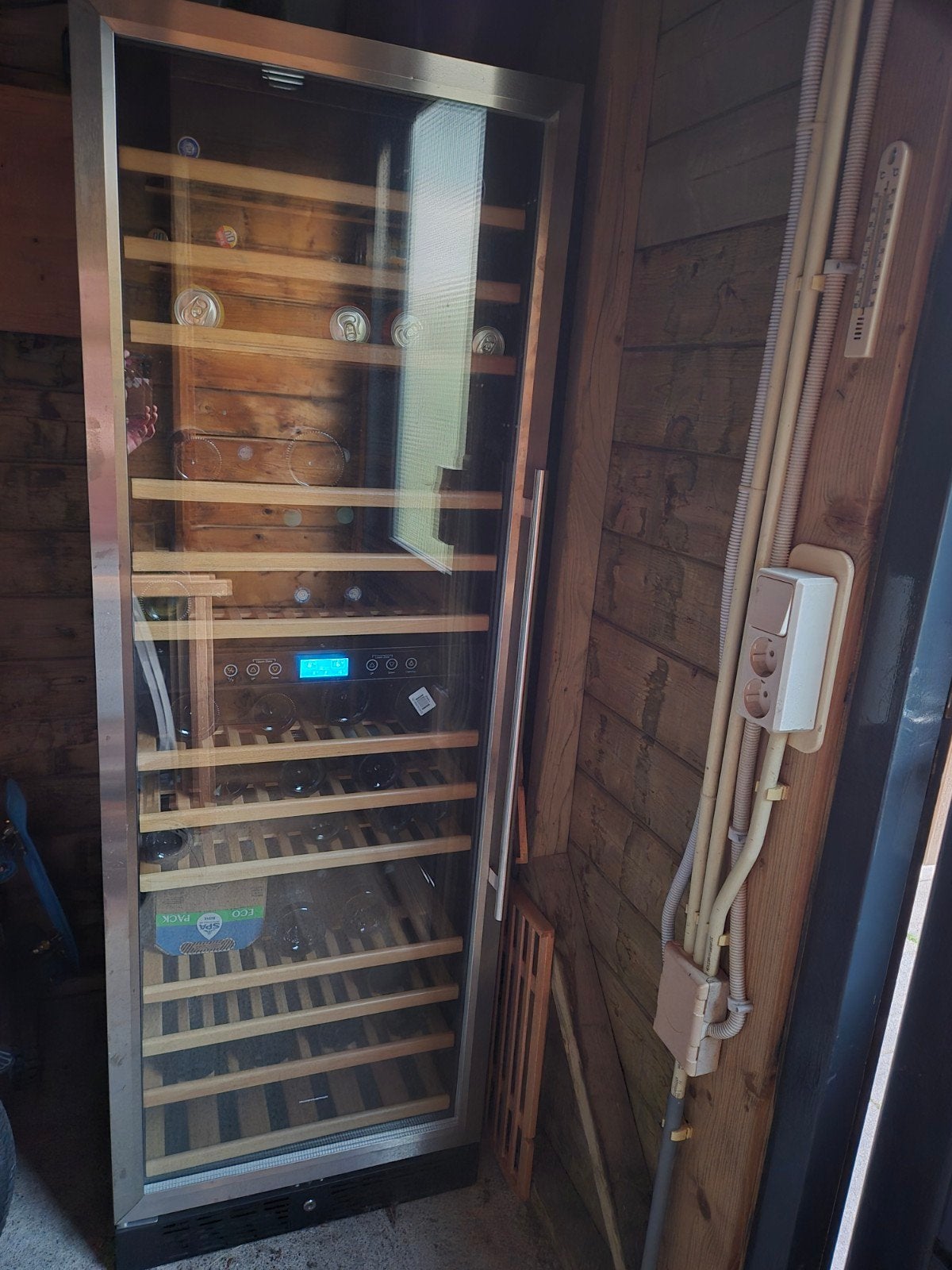 Klimaatkast - Schreuder&Waterman Chenonceau - 2 zones, Witgoed en Apparatuur, 200 liter of meer, Ophalen, Zonder vriesvak, 160 cm of meer