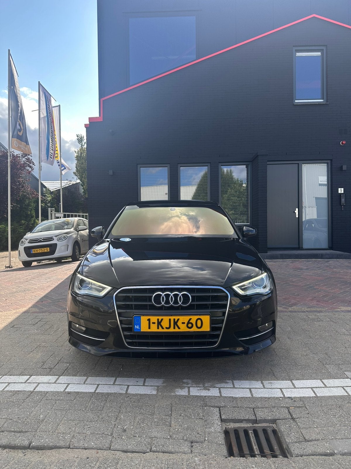Audi A3 1.4 Tfsi 90KW Sportback S-tronic 2013 Zwart, Stof, Origineel Nederlands, 1395 cc, Grijs