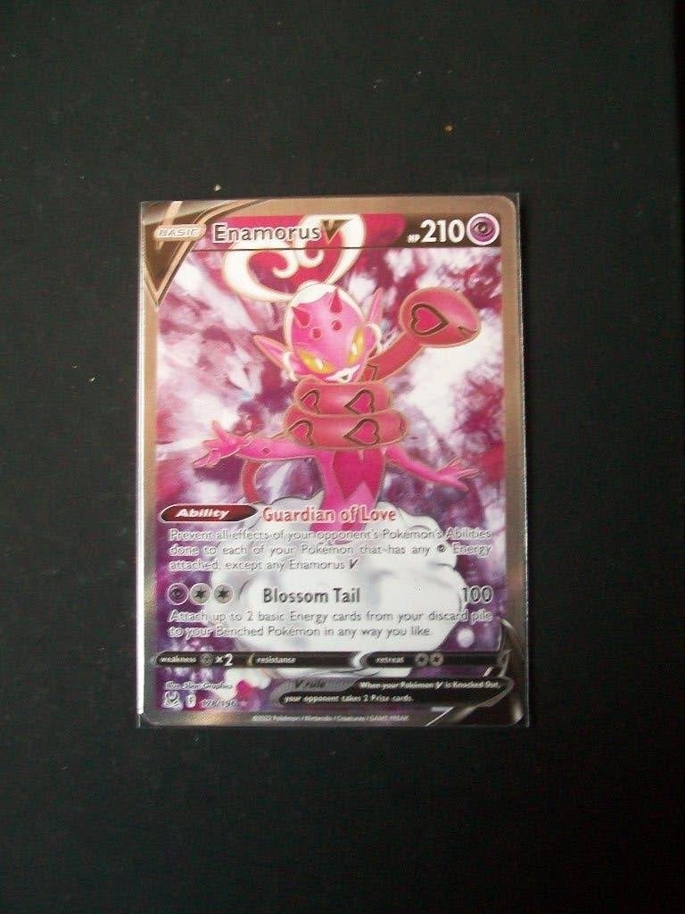 2886. Nieuwe Pokemon Kaart ENAMORUS V HP 210 (178/196), Verzenden, Nieuw, Losse kaart, Foil