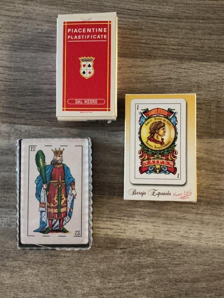 Spaanse / Italiaanse speelkaarten, Verzamelen, Speelkaarten, Jokers en Kwartetten, Ophalen of Verzenden, Zo goed als nieuw, Speelkaart(en)