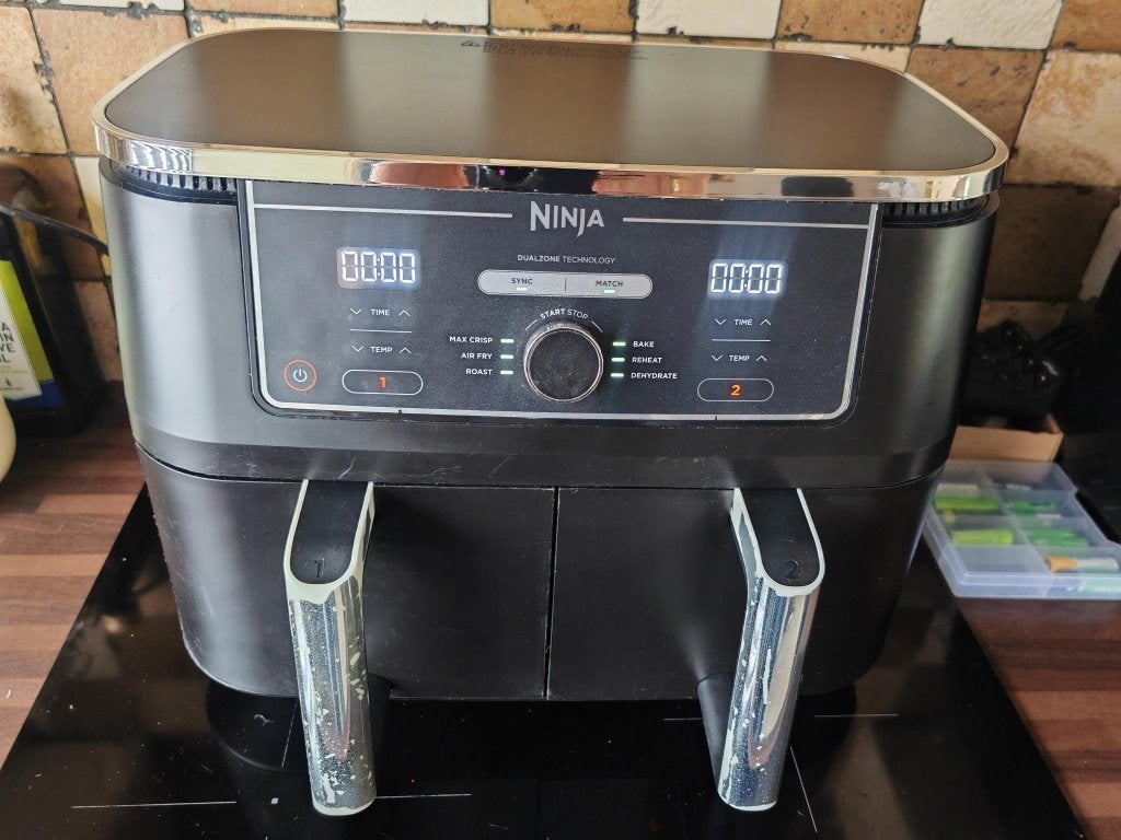 Ninja Foodi Dual Zone Airfryer, Ophalen, Gebruikt, Airfryer XXL, 1500 gram of meer