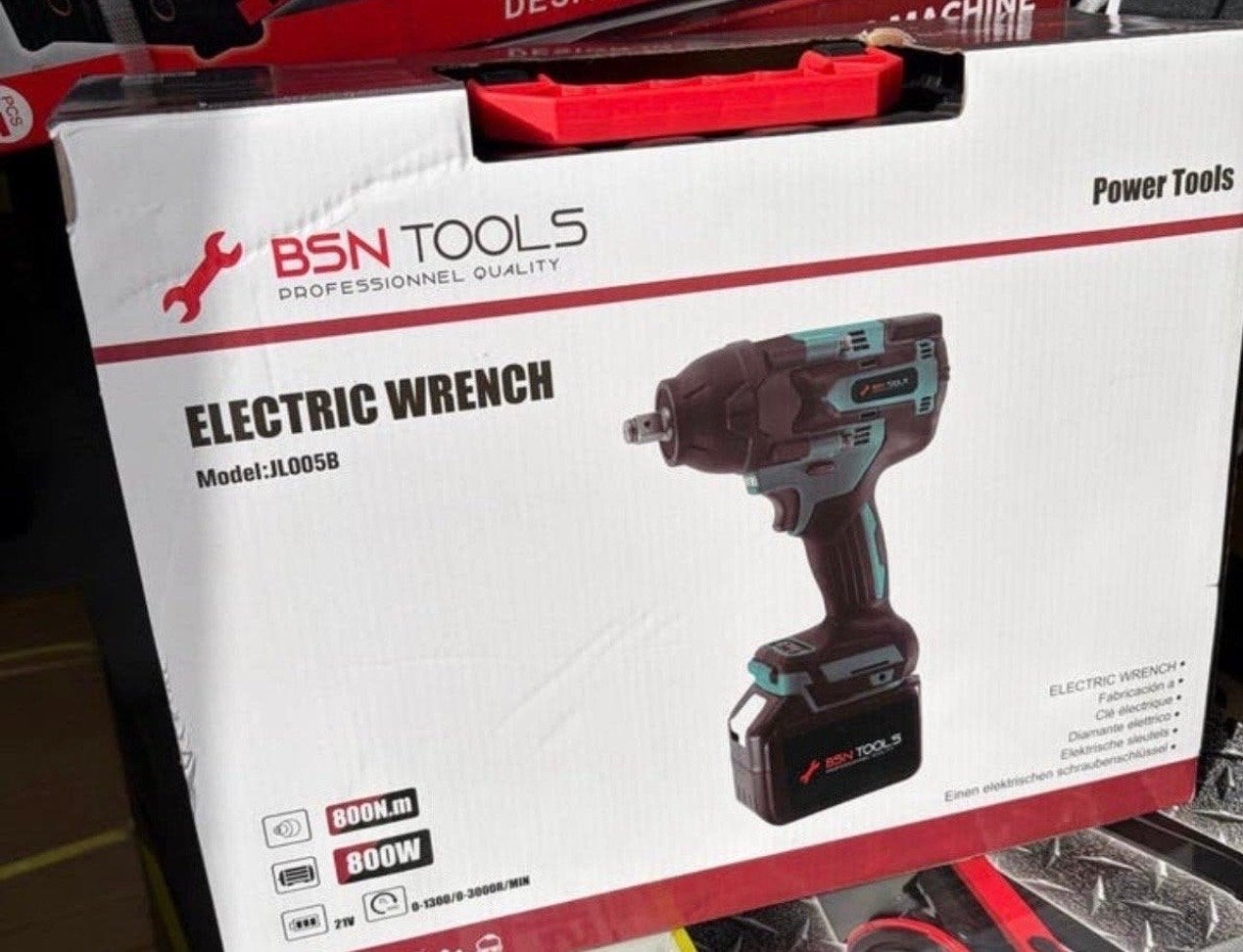 BSN TOOLS Elektrische Slagmoersleutel JL005B 800W. NIEUW, Ophalen, Nieuw