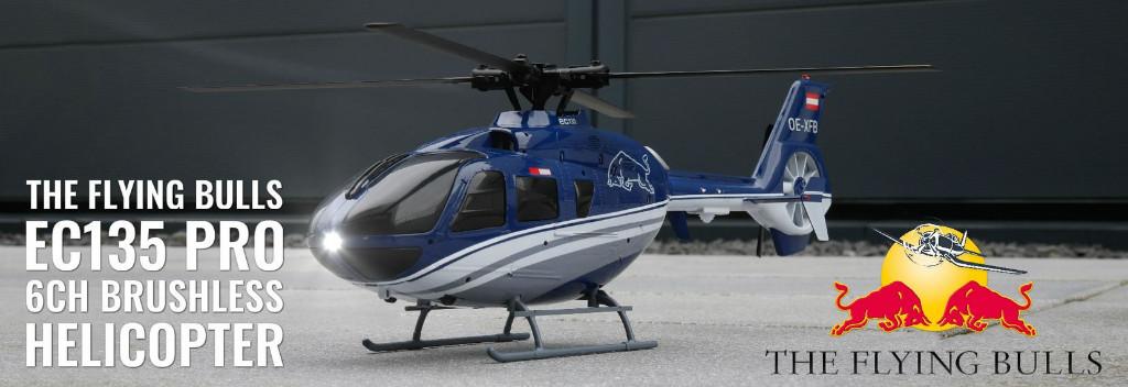 Profi Double Brushless Flying Bull Helikopter 6-Kanaals RTF, Elektro, RTF (Ready to Fly), Helikopter, Nieuw