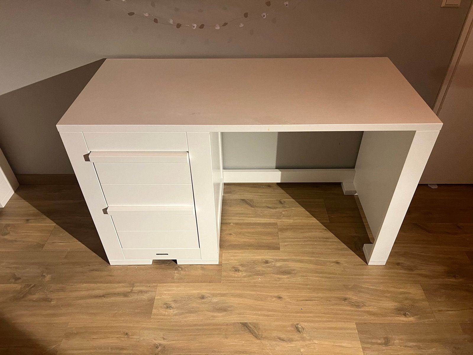 Kidsmill Bureau Wit met Lades - Ideaal voor Kinderkamer, Huis en Inrichting, Ophalen, Gebruikt, Met lades, Kinderbureau