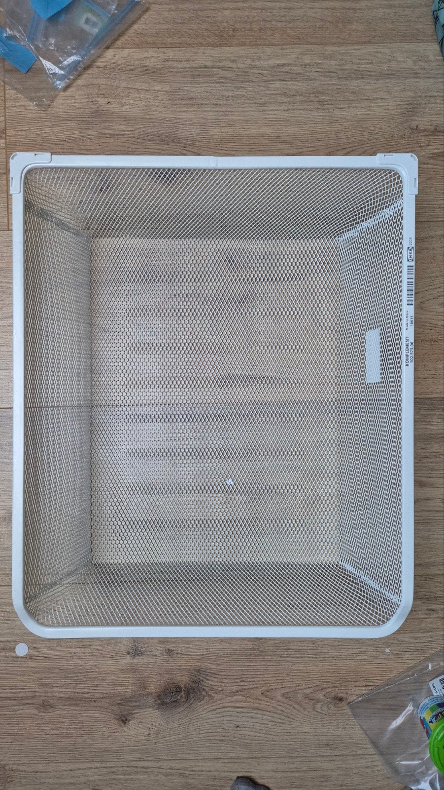 IKEA KOMPLEMENT Draadmand - Wit (102.573.06), Huis en Inrichting, Ophalen, Gebruikt