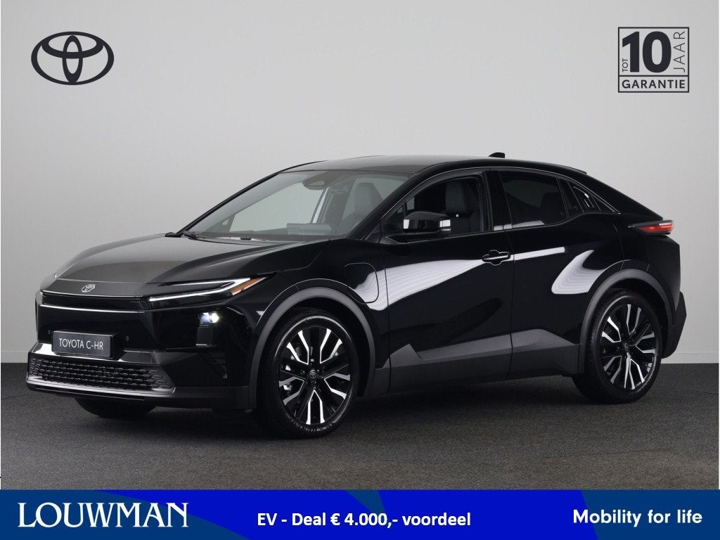 Toyota C-HR+ First Edition 77 kWh *EV-Deal* € 4.000,- voor, Auto's, Toyota, 12 maanden, Stof, 24 min, Zwart