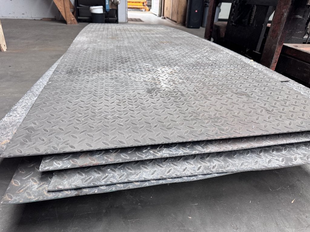 Partij stalen traanplaten - traan plaat -  3000x1000mm, Doe-het-zelf en Verbouw, Metalen, Ophalen, Gebruikt, Net, Nvt