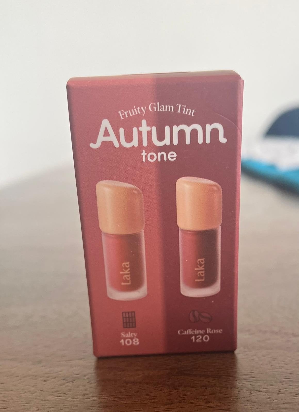 Laka Fruity Glam Tint - Salty 108 & Caffeine Rose, Nieuw, Ophalen of Verzenden, Make-up, Overige kleuren