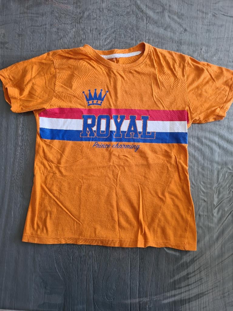 koningsdag shirt maat 152/158, Jongen of Meisje, Ophalen of Verzenden, Zo goed als nieuw, Shirt of Longsleeve