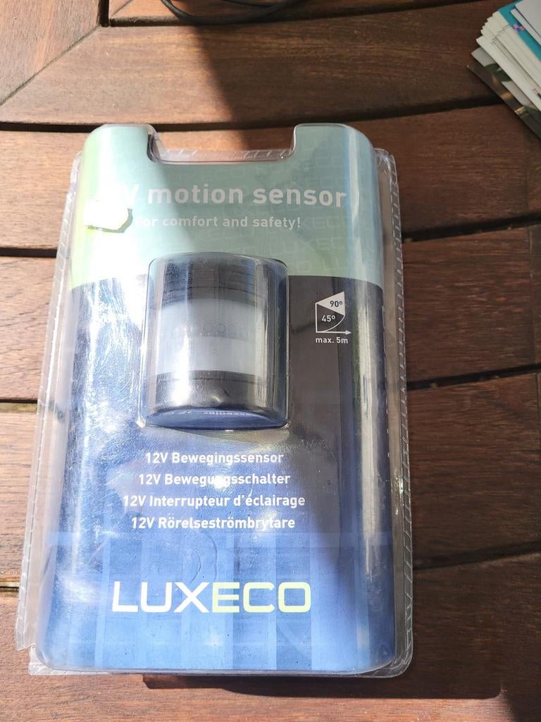 Luxeco 12V Bewegingssensor - Nieuw in verpakking, Ophalen of Verzenden, Nieuw, Schakelaar