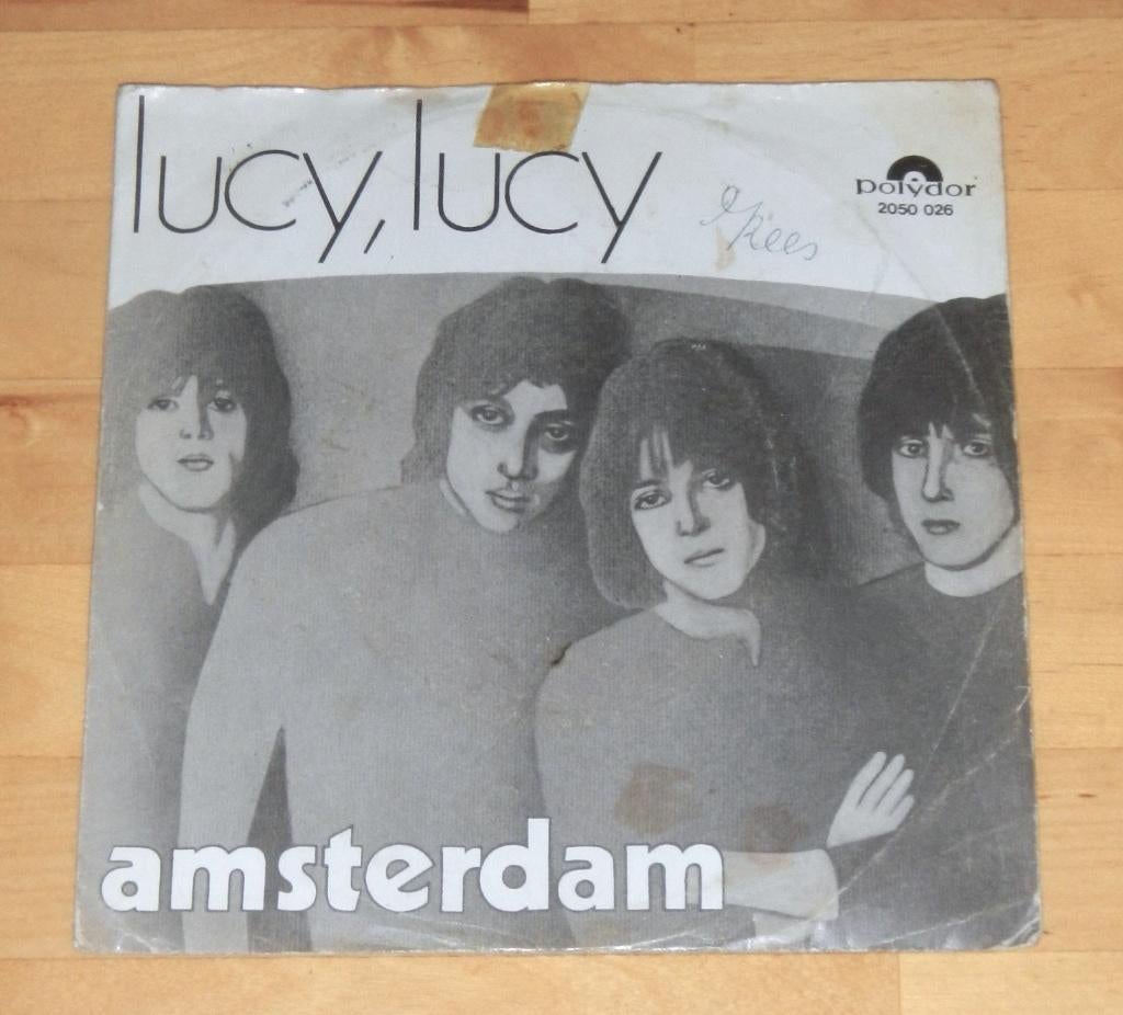 7" single - Amsterdam - Lucy , Lucy, Ophalen, Gebruikt, Pop