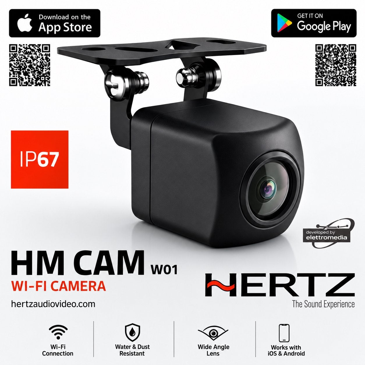 Nieuwe 12V WiFi Camera - IP67 Waterdicht & Stofdicht, Ophalen of Verzenden, Nieuw, Buitencamera