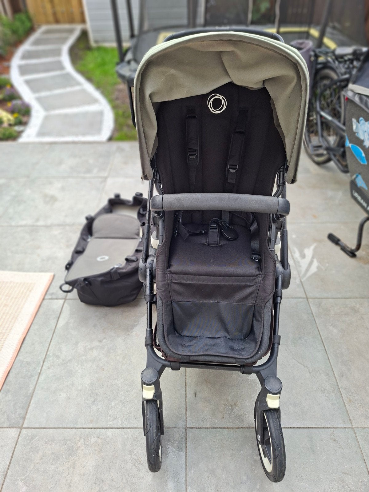 Kinderwagen Bugaboo All-Terrain Complete Set + Maxi-Cosi, Kinderen en Baby's, Kinderwagens en Combinaties, Ophalen, Gebruikt, Bugaboo