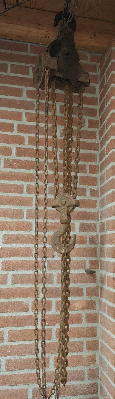 Antieke Takel ., Ophalen