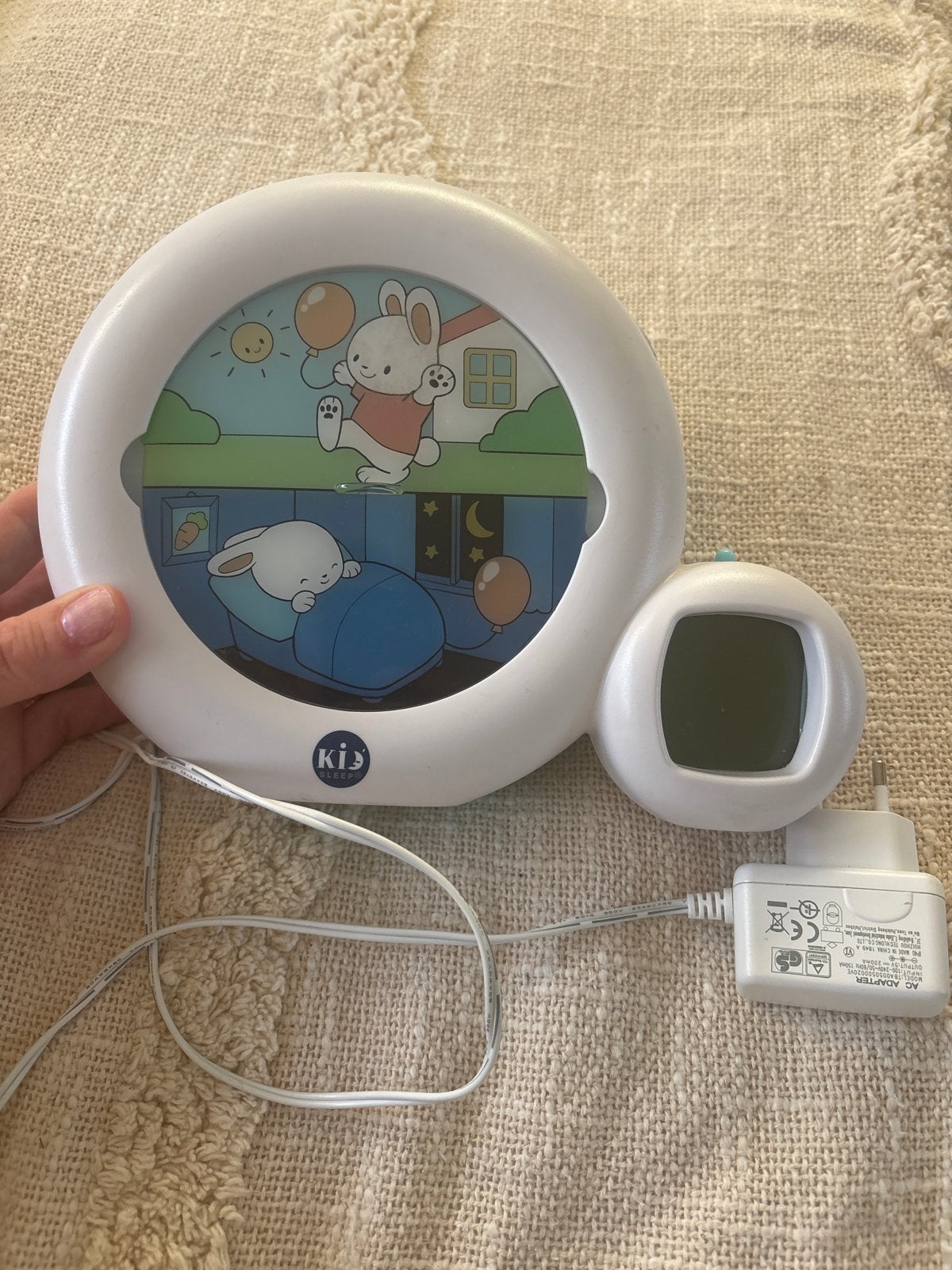 Kidsleep kinderklok, Ophalen, Gebruikt