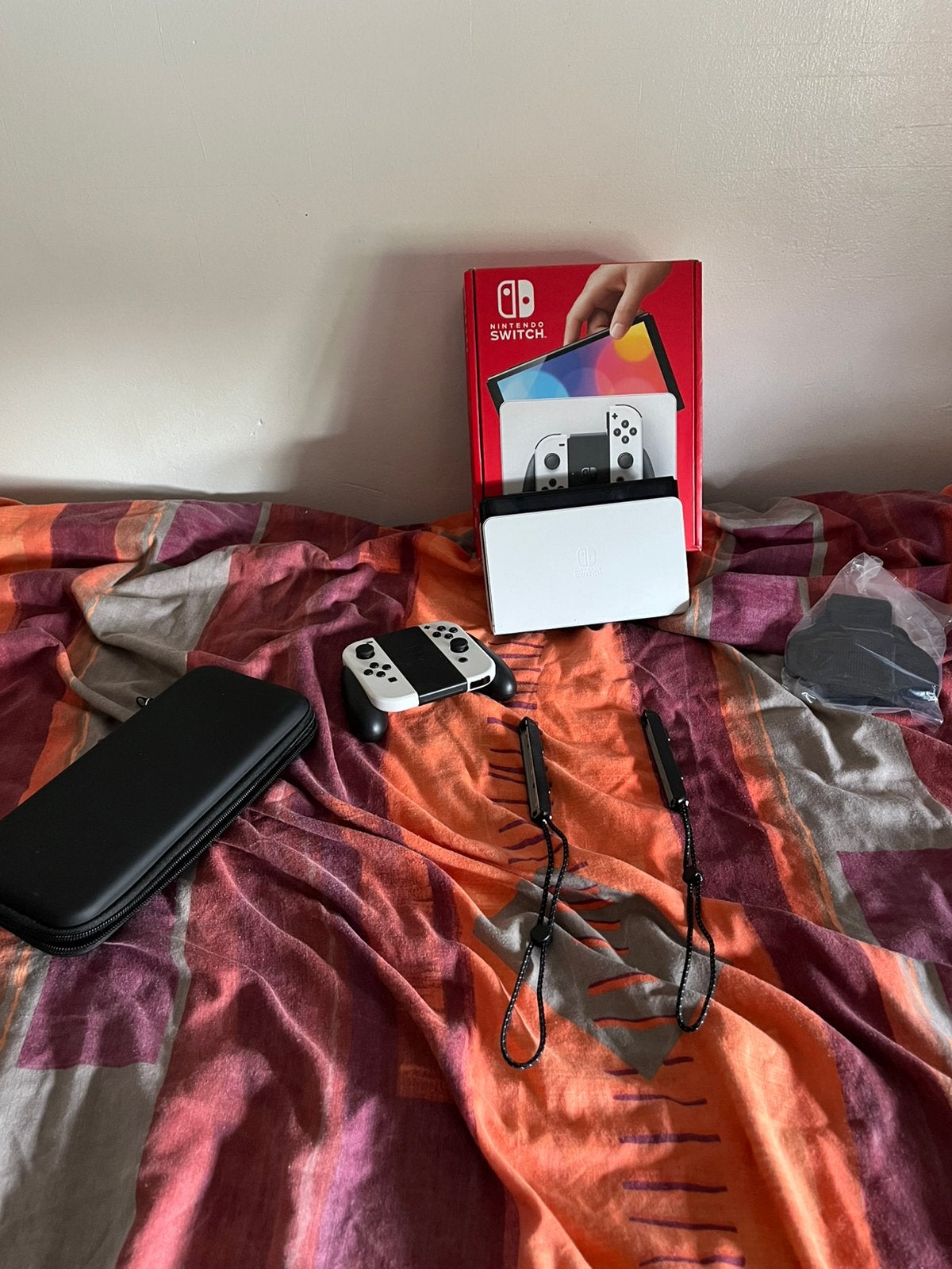 Nintendo switch OLED met accesoires, Spelcomputers en Games, Ophalen, Zo goed als nieuw, DS Lite