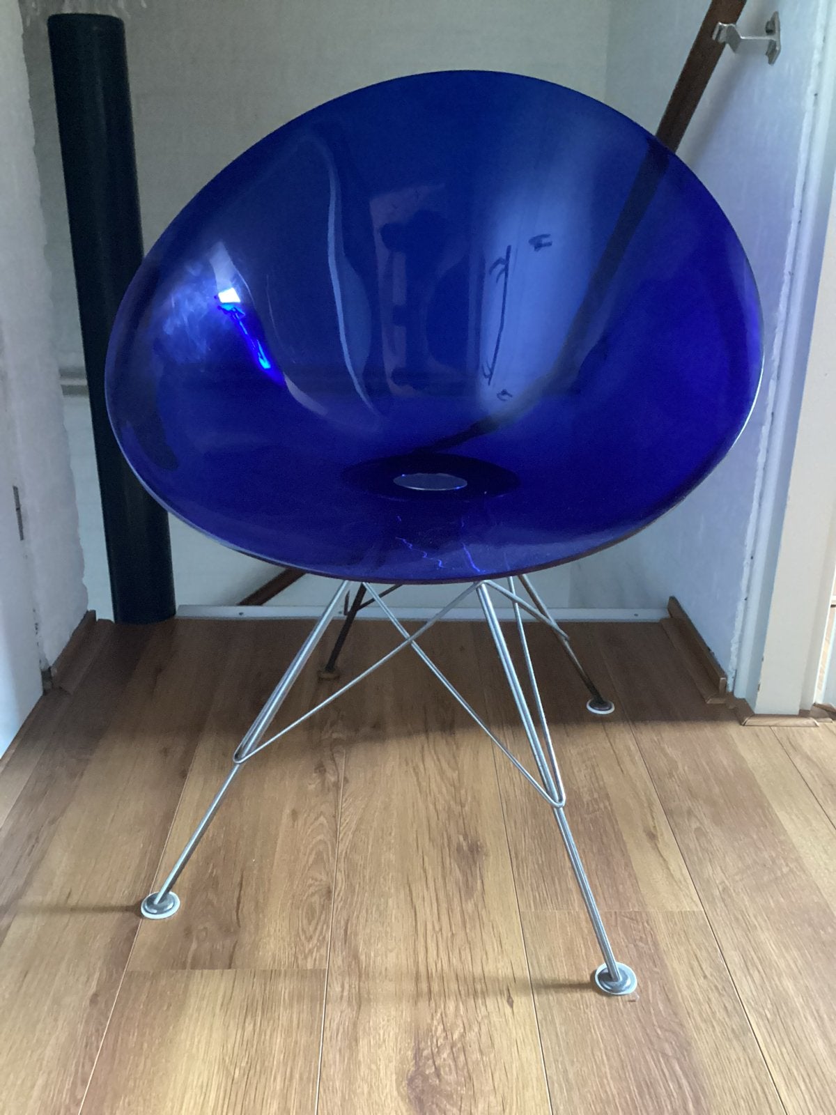 4 stoeltjes van Philippe Starck, Huis en Inrichting, Ophalen, Kunststof, Gebruikt, Blauw