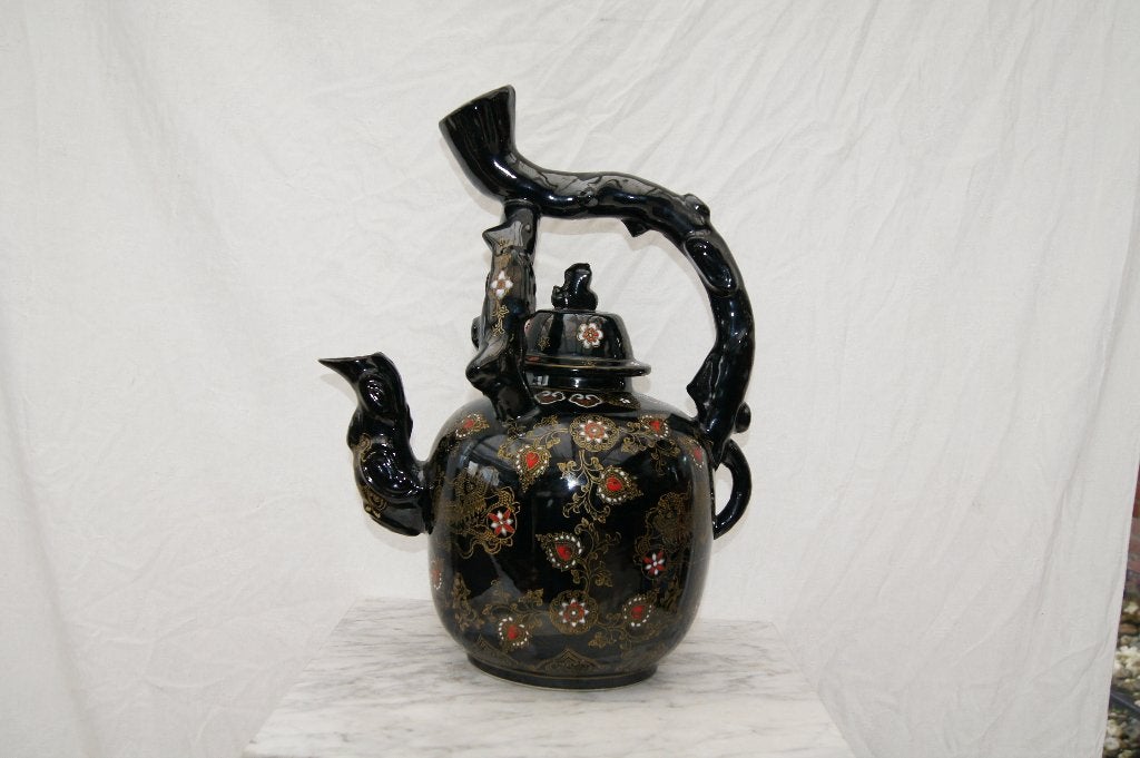 Thee pot  ( Yuqian Zhilong., Ophalen of Verzenden, Handgemaakt, Steen of Keramiek, Overige typen