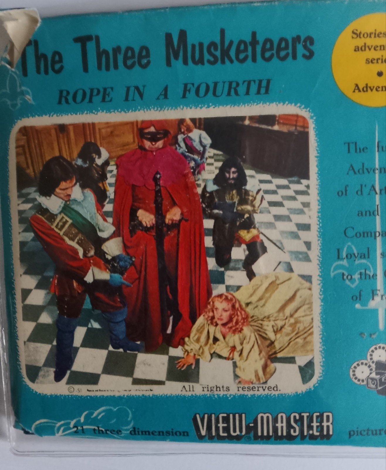View-Master: De Drie Musketiers - Hoe ze een gezel vonden, Ophalen of Verzenden, Jongen of Meisje