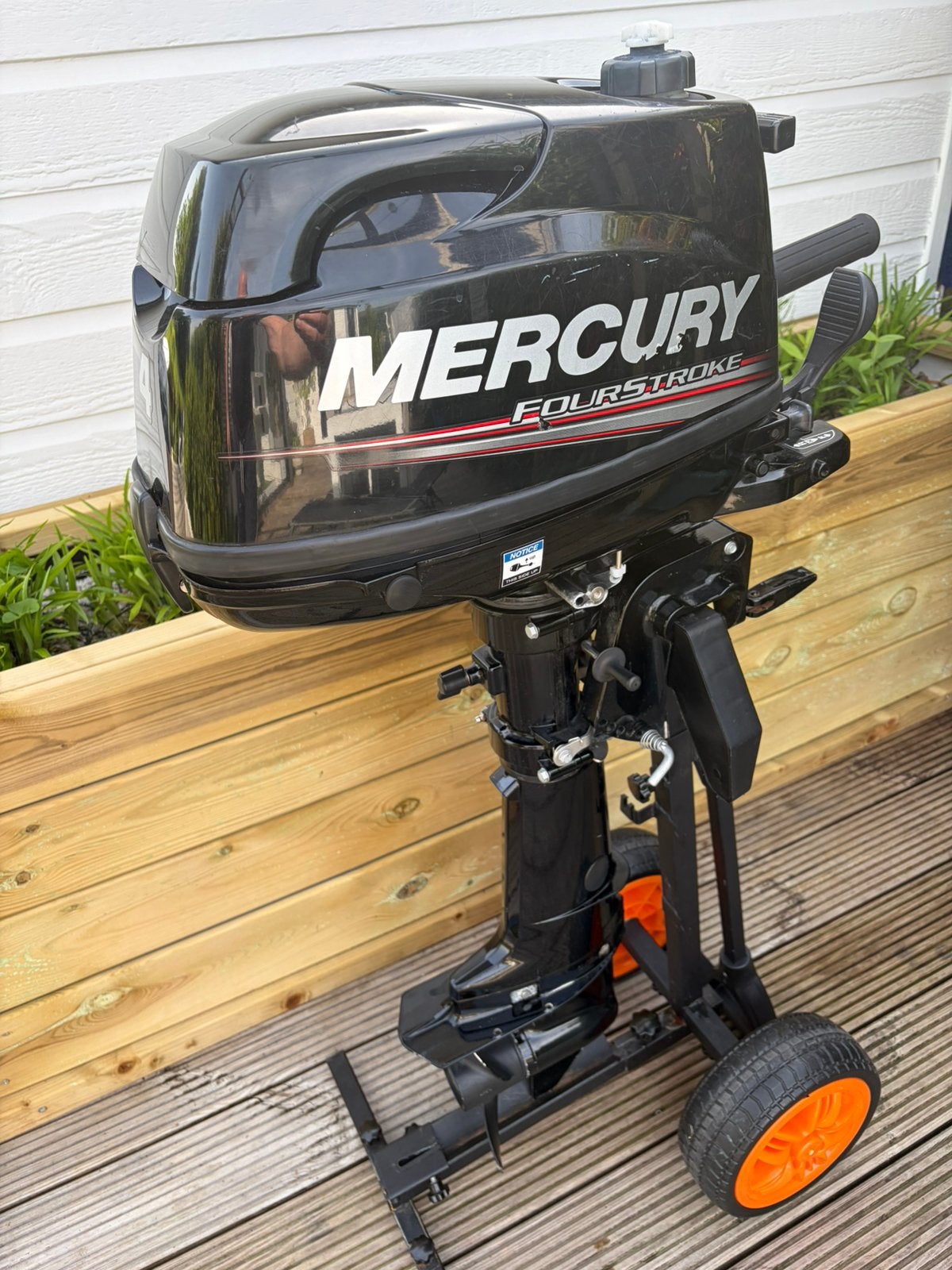 MERCURY 4 pk 6pk buitenboordmotor 2019, Watersport en Boten, Ophalen, 5 tot 10 pk, Viertaktmotor, Zo goed als nieuw