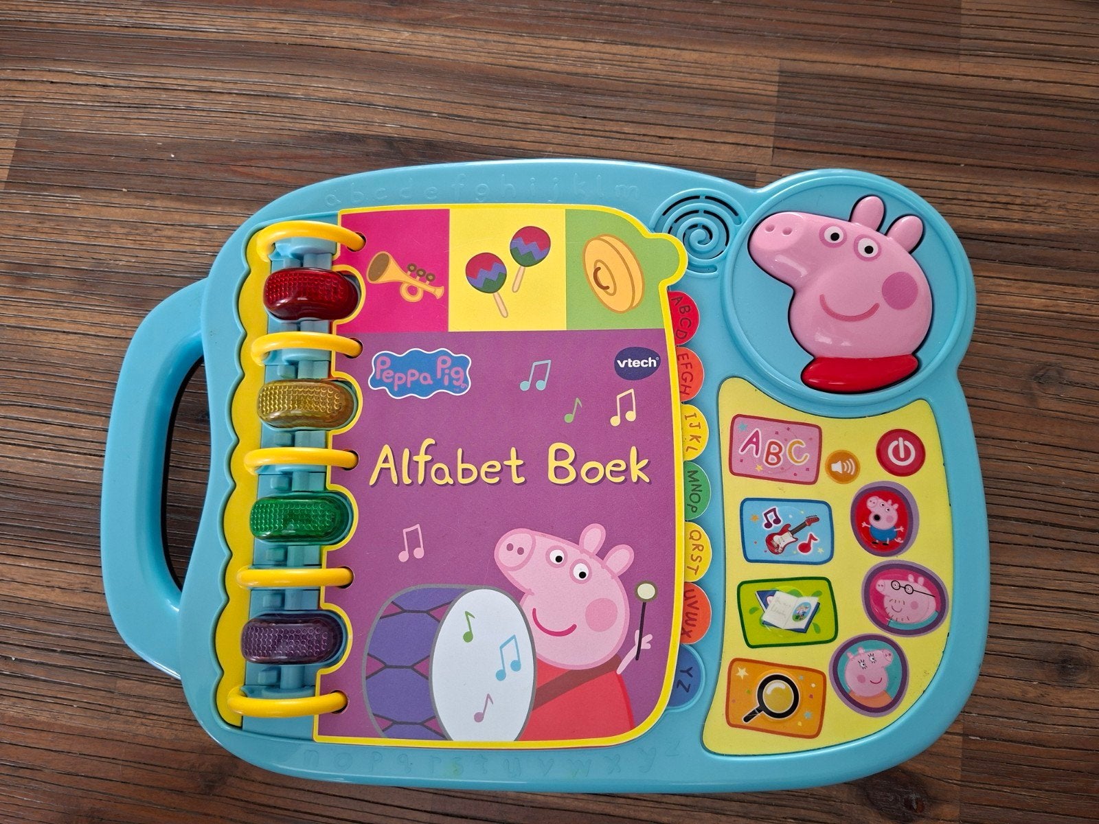 Vtech Peppa Pig alfabet boek *zgan*, Kinderen en Baby's, Ophalen of Verzenden, Zo goed als nieuw, 2 tot 4 jaar
