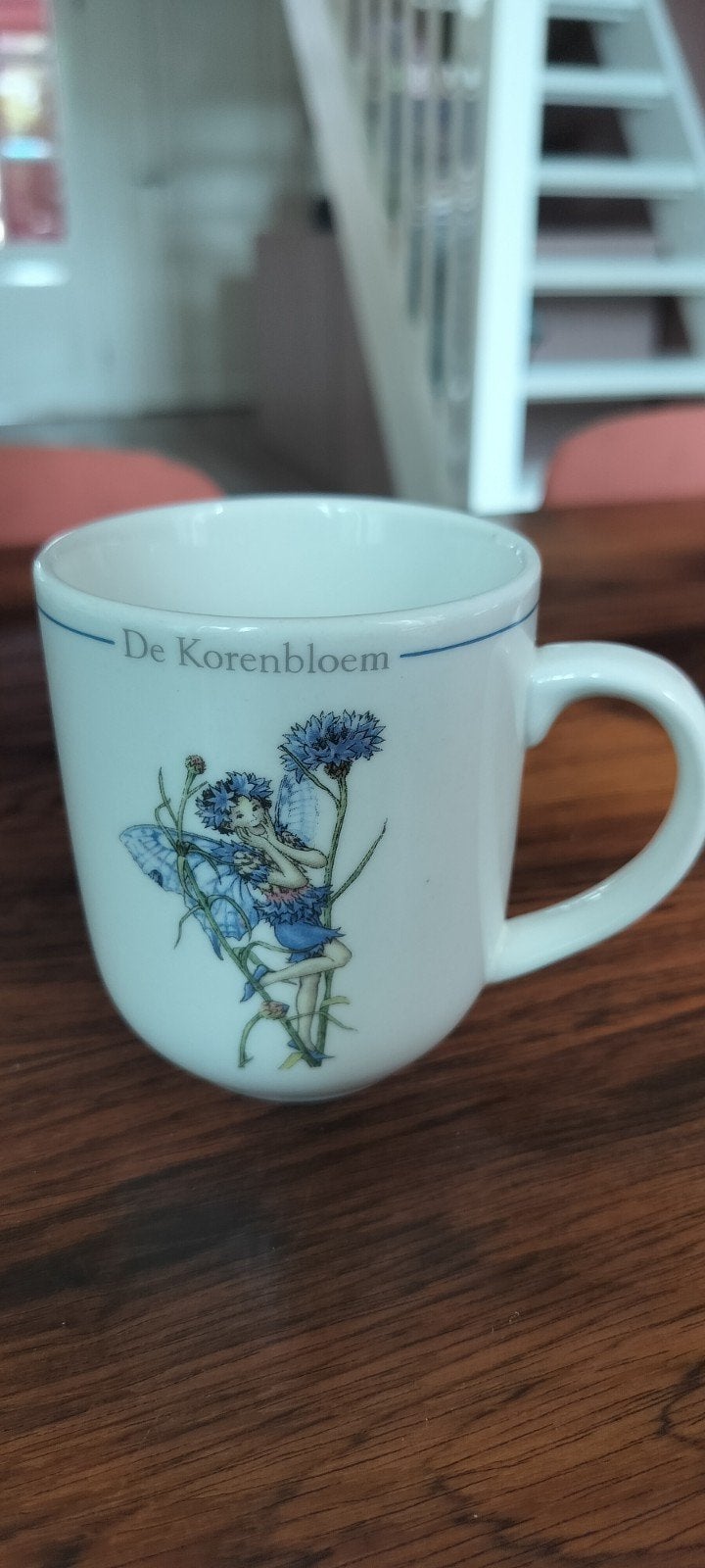 Flower Fairies De Korenbloem Mok - Zo goed als nieuw, Overige typen, Ophalen of Verzenden, Zo goed als nieuw, Steen/keramiek