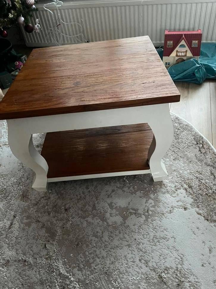Salon/ bijzet  tafeltje, Huis en Inrichting, Tafels | Salontafels, Ophalen, Gebruikt, 50 tot 100 cm, Queen ann