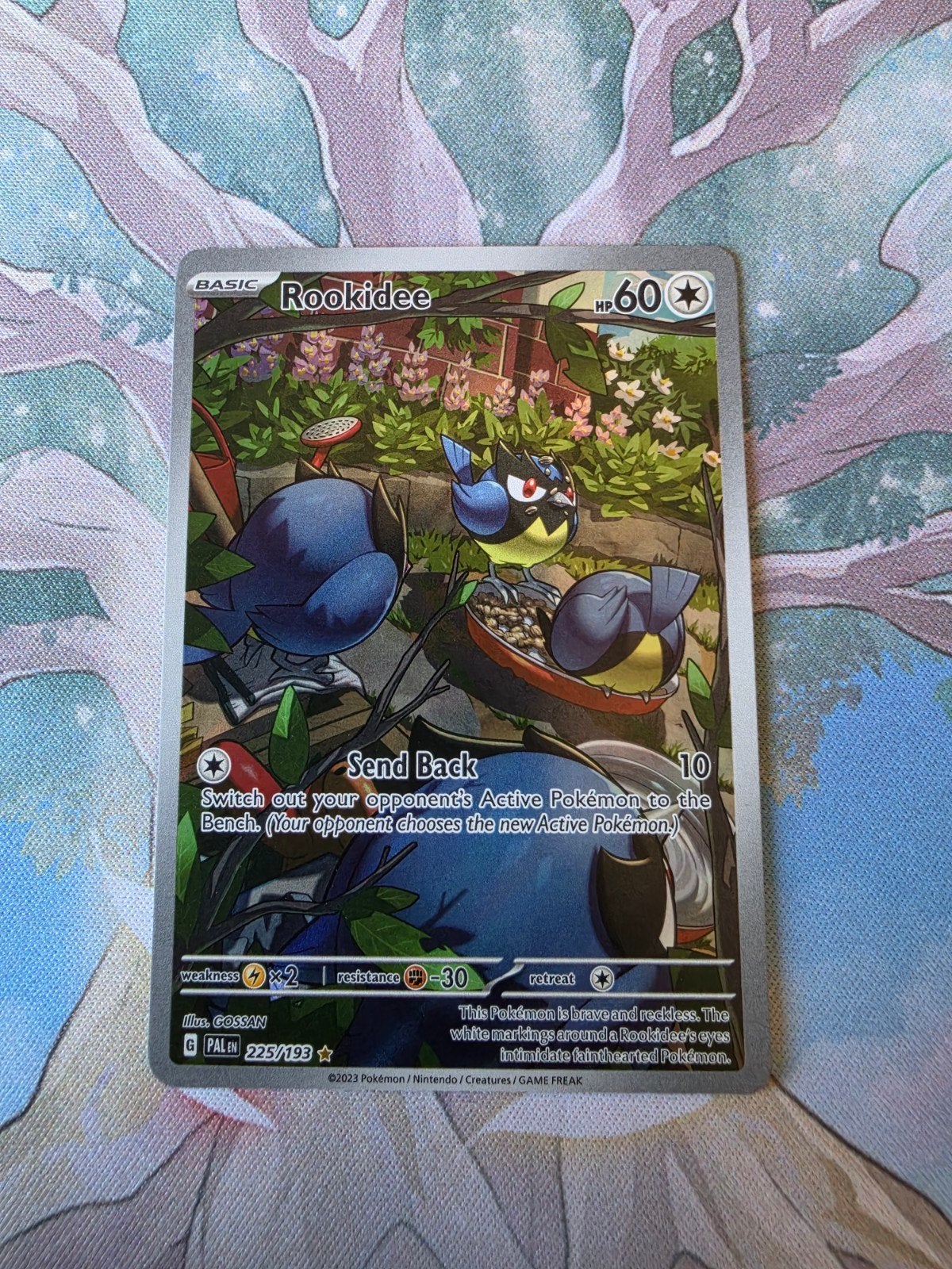 Pokemon paldea evolved rookidee illustration 225/193, Ophalen of Verzenden, Nieuw, Losse kaart, Foil