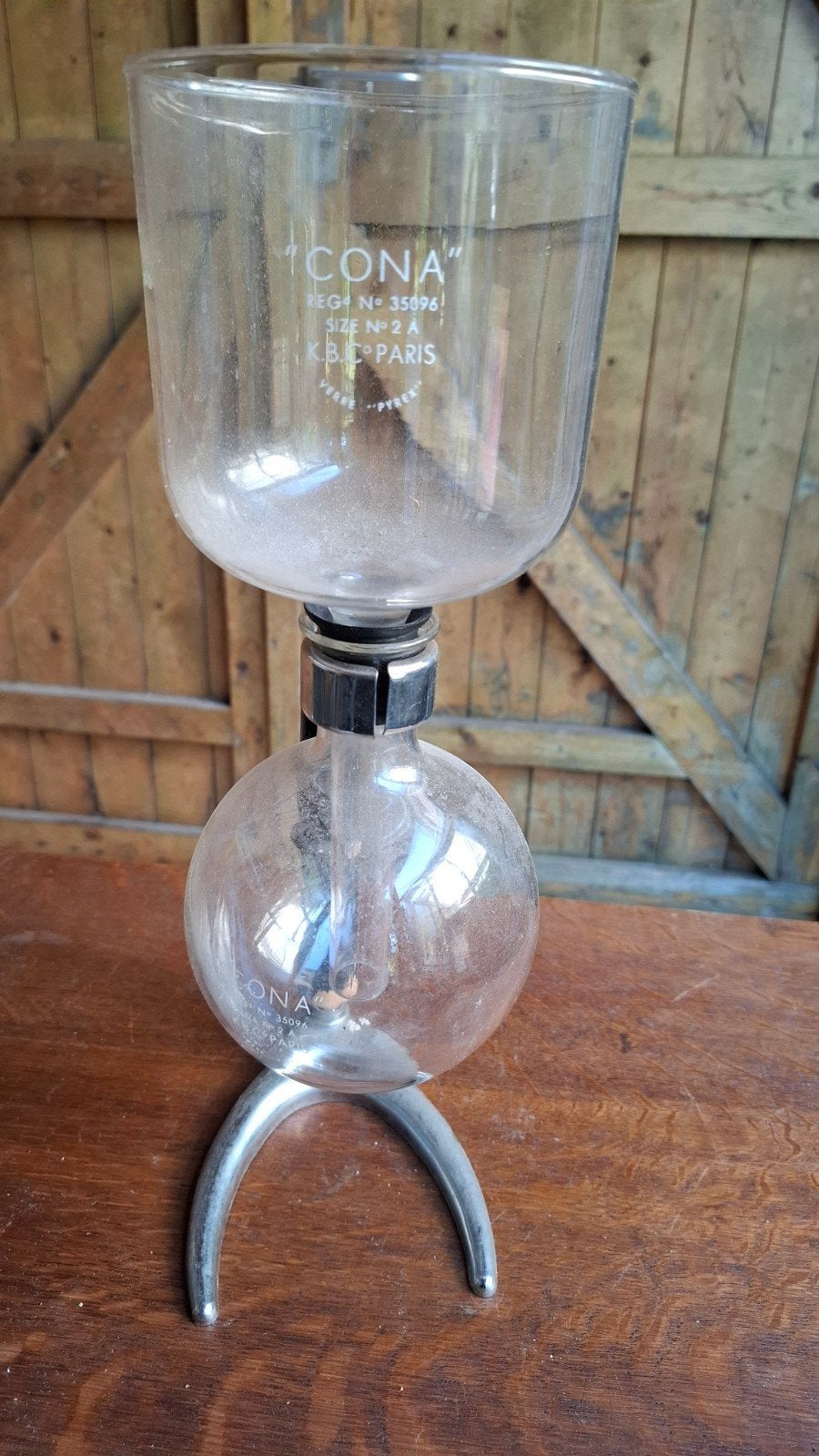 Vintage Cona Koffiezetapparaat - Glazen Vacuüm Percolator, Ophalen of Verzenden