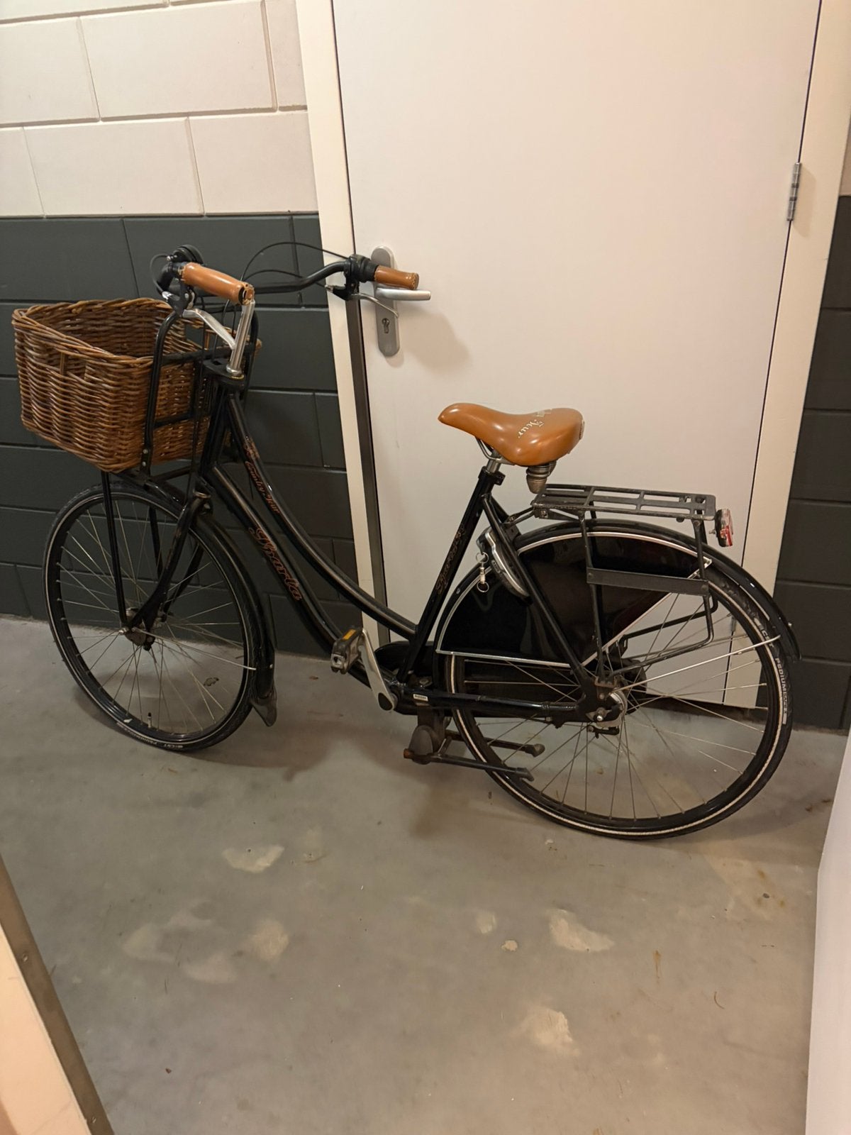 Damesfiets sparta zwart, Ophalen, Gebruikt, Versnellingen