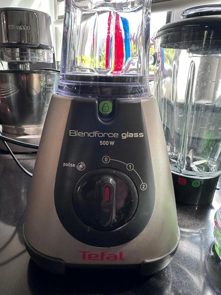 Tefal glazen Blender, Ophalen of Verzenden, Zo goed als nieuw, Blender