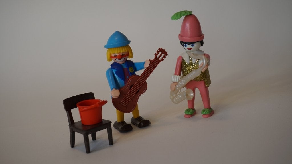 Palymobil Clowns stoel 3392, Complete set, Ophalen of Verzenden, Zo goed als nieuw, Figuren