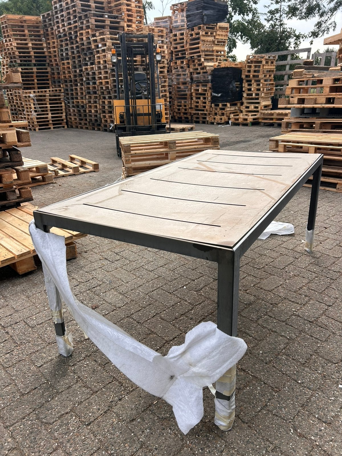 Tuintafel buitentafel, Tuin en Terras, Tuintafels, Ophalen, Zo goed als nieuw, Rechthoekig