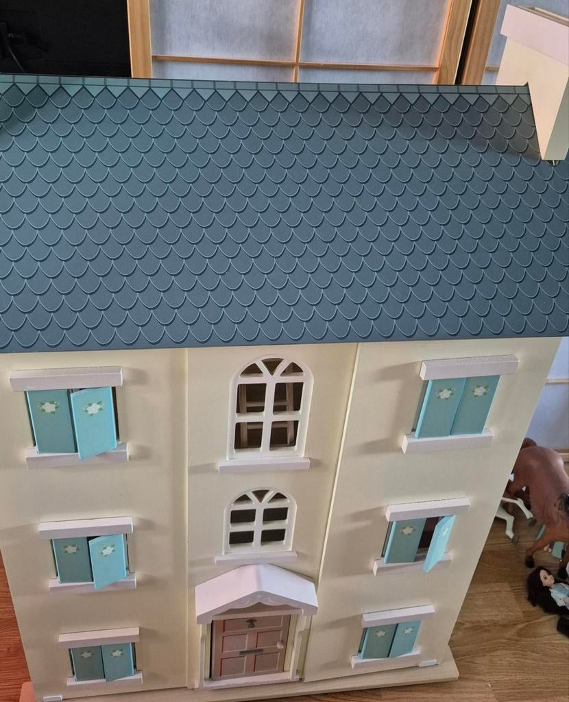Le Toy Van Poppenhuis inclusief spullen!, Ophalen, Zo goed als nieuw, Poppenhuis