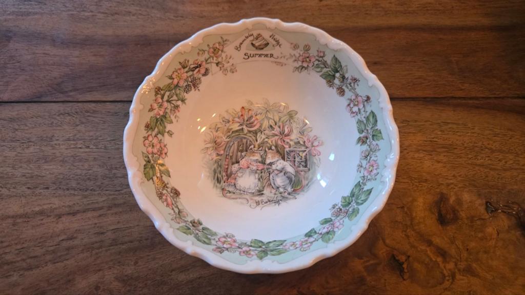 Royal Doulton Brambly Hedge 'Summer' schaaltje, Antiek en Kunst, Ophalen of Verzenden