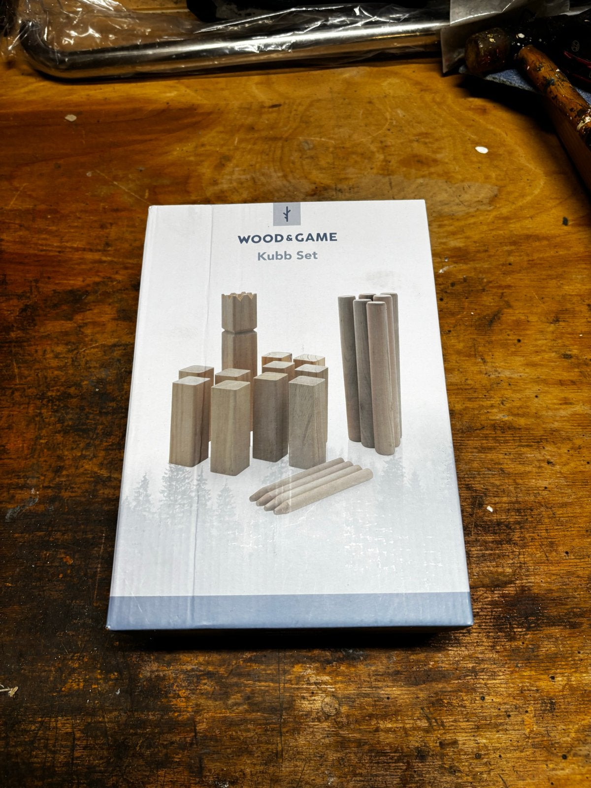 Wood & Game Kubb Set - Nieuw in doos, Drie of vier spelers, Ophalen of Verzenden, Nieuw