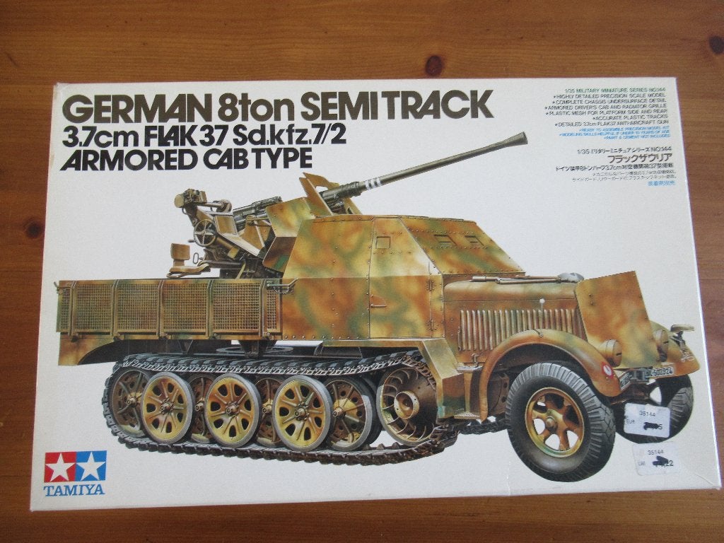 Sd.Kfz.7/2 8t SemiTrack 3,7cm FlaK37 (Tamiya 1/35) + extra's, 1:32 tot 1:50, Overige typen, Nieuw, Ophalen of Verzenden