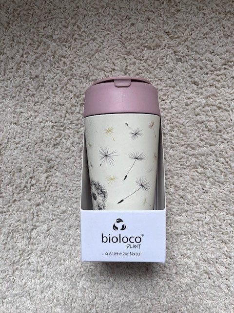 Koffie onderweg? Bioloco Travelcup 420 ml – Nieuw!!!, Ophalen of Verzenden, Nieuw