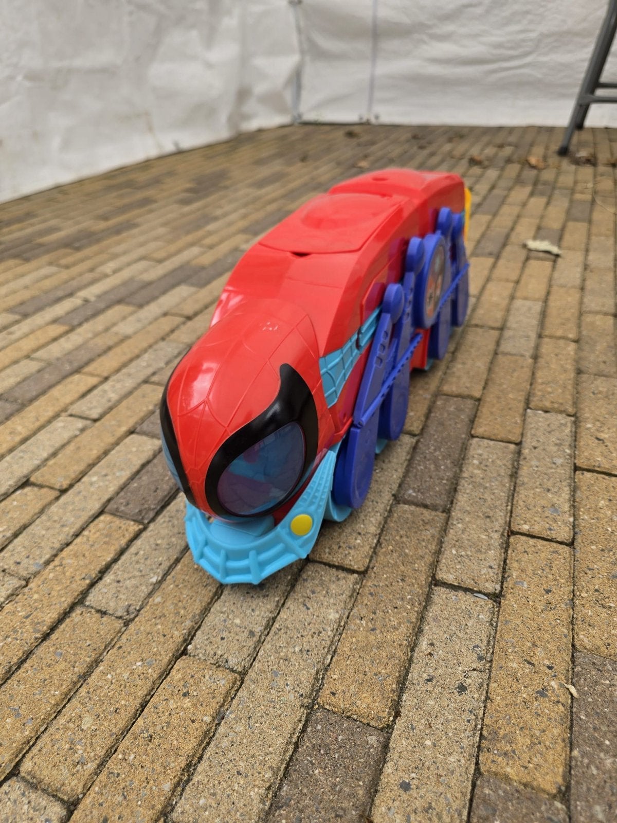 Spiderman 2-in-1 Speelset: Voertuig & Hoofdkwartier, Ophalen, Zo goed als nieuw