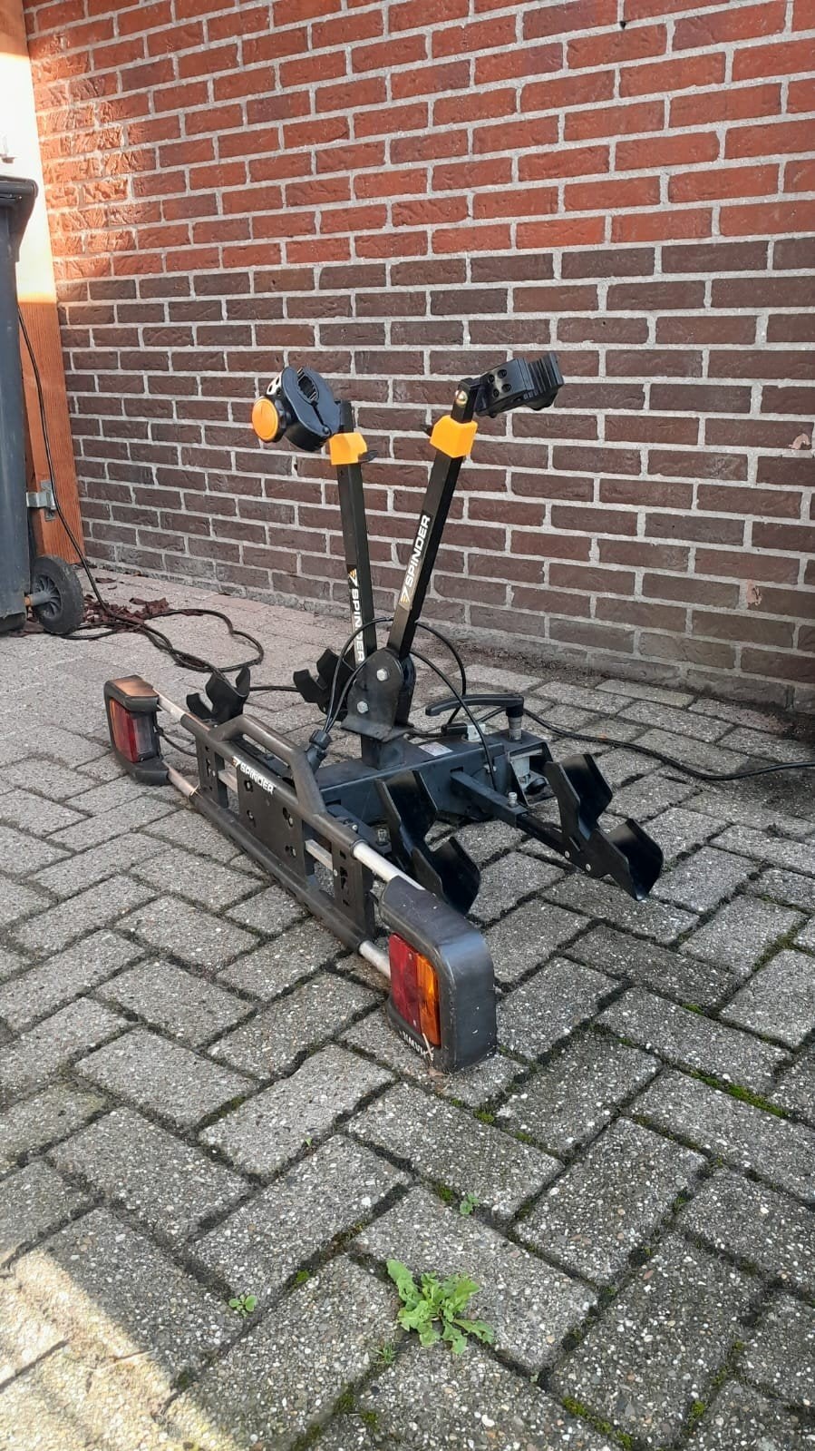 Nette Spinder fietsdrager, Ophalen, 2 fietsen, Gebruikt, Trekhaakdrager