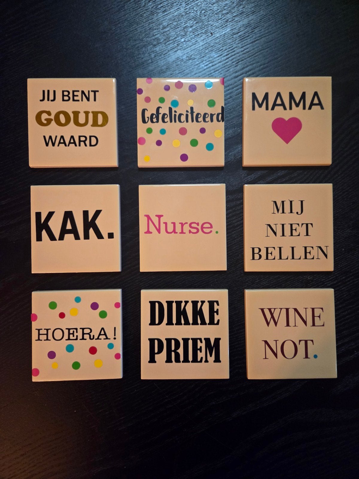 Gepersonaliseerde tegeltjes, Huis en Inrichting, Nieuw, Steen/keramiek, Wandtegel, Modern