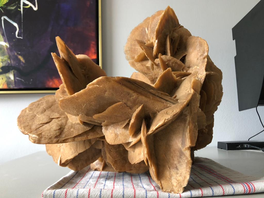 Grote natuurlijke woestijnroos / Desert Rose – 17,6 kg, Ophalen, Mineraal