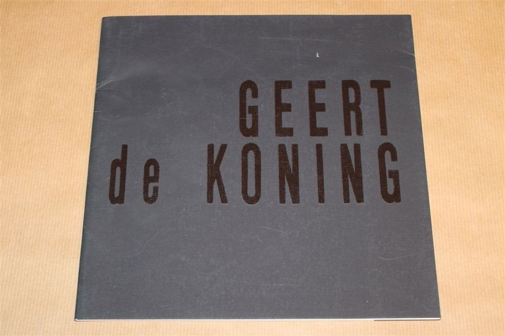 Geert de Koning, Sjaak Kaashoek. Galerie Het Langhuis., Ophalen of Verzenden, Gelezen