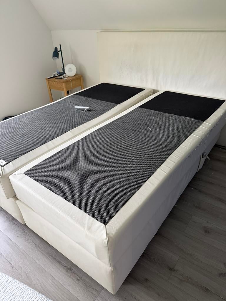 Boxspring 160x200 elektrisch- beschikbaar vanaf 12 juni!, Ophalen, Gebruikt, Tweepersoons, 160 cm