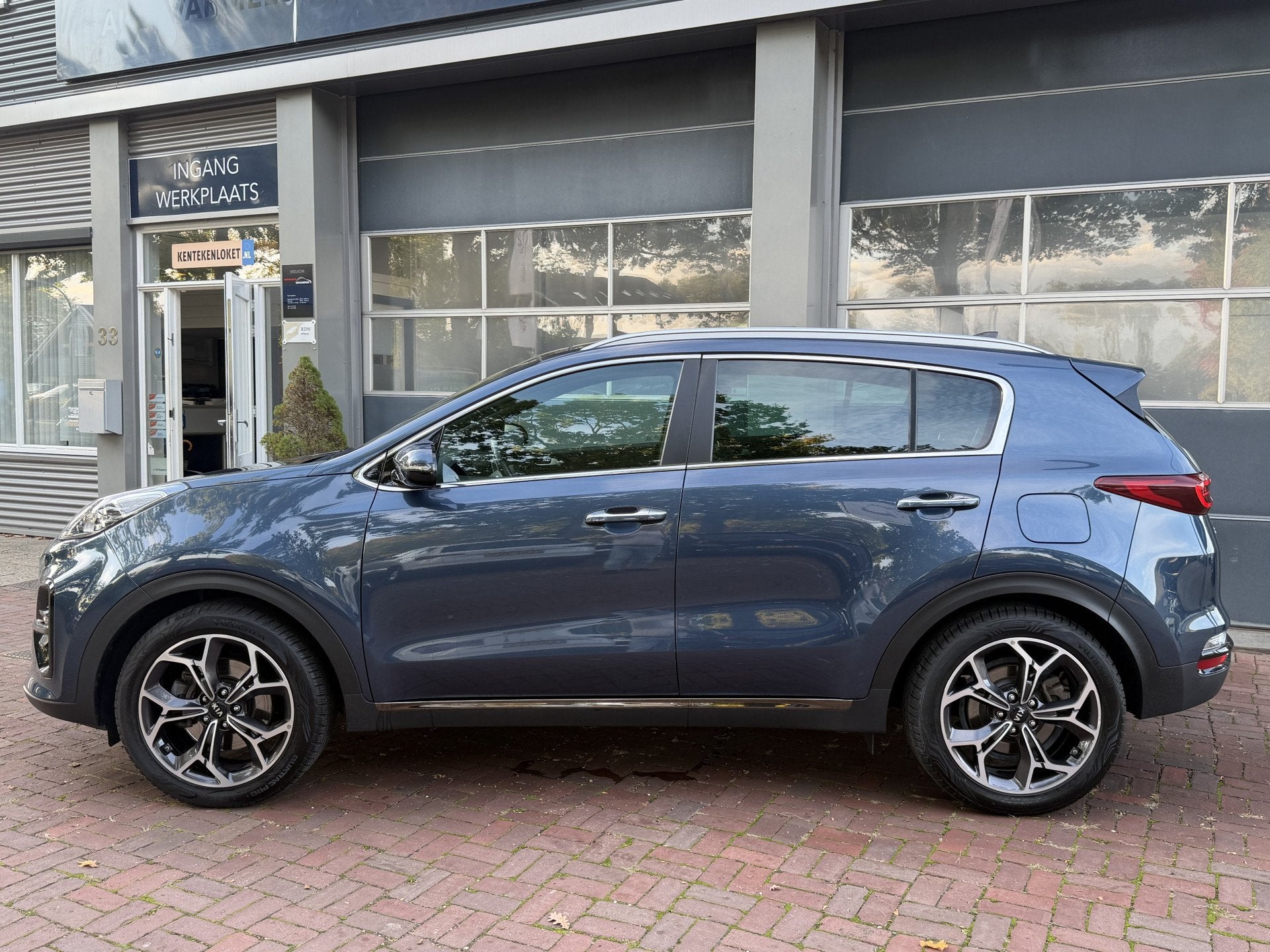 Kia Sportage 1.6 T-GDI GT-Line Bj 2019 Km 82.000 Schuifdak,1, Auto's, Dealer onderhouden, Verwarmde buitenspiegels, Gebruikt, 4 cilinders