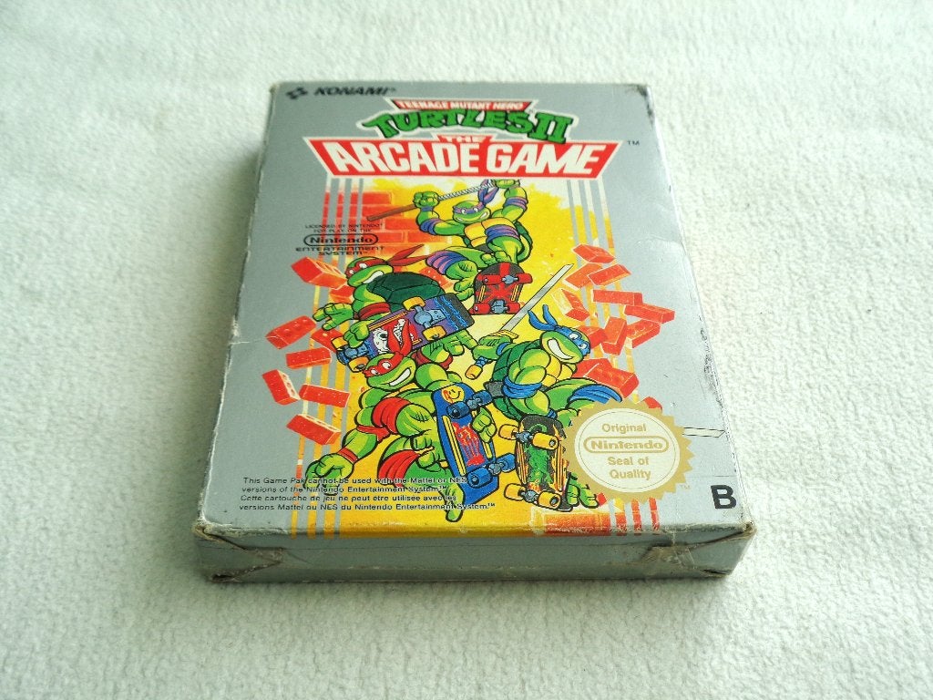 Teenage Mutant Hero Turtles II PAL NES, Spelcomputers en Games, Games | Nintendo NES, Gebruikt, 1 speler, Vanaf 3 jaar, Ophalen