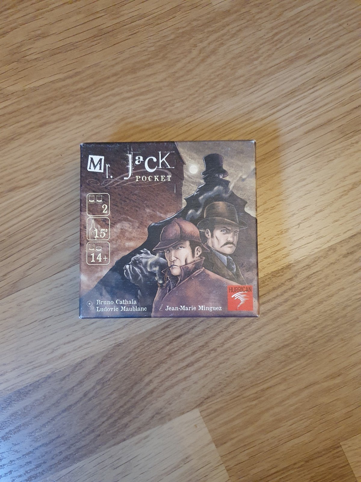 Mr. Jack Pocket - Compact Deductiespel, Hurrican, Een of twee spelers, Ophalen of Verzenden, Zo goed als nieuw