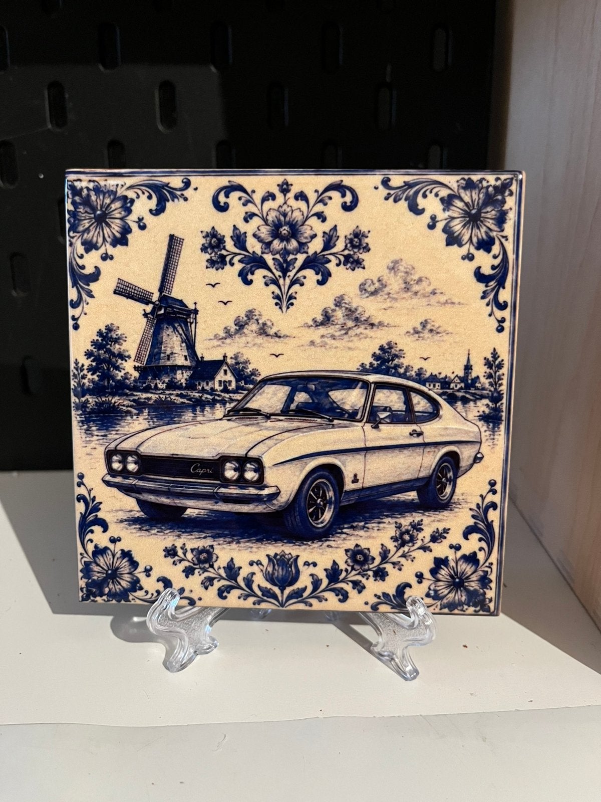 Tegeltje ford capri, Verzamelen, Ophalen of Verzenden, Nieuw, Auto's
