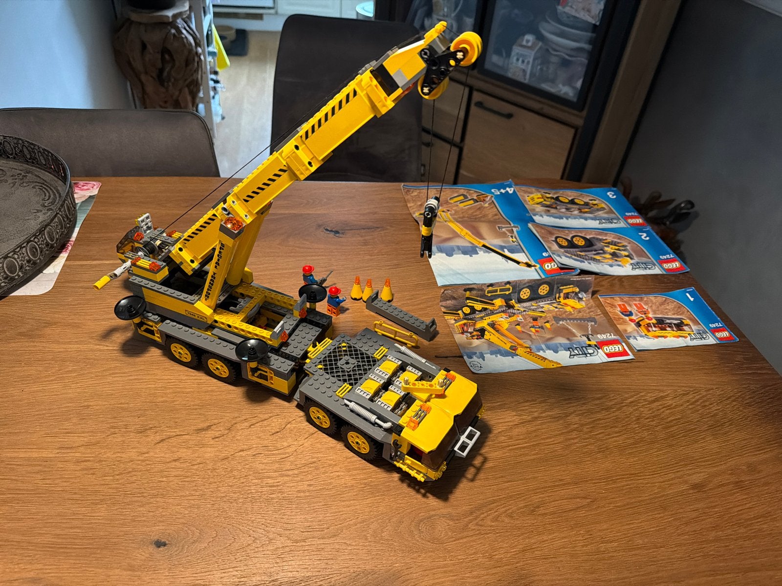 Lego City 7249 Mobiele Kraan - 99% Compleet, Ophalen of Verzenden, Gebruikt